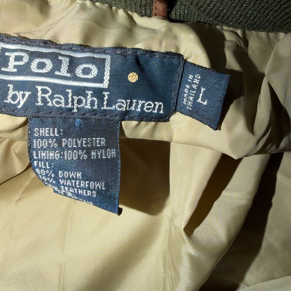Ralph Lauren Men's Green Puffer Jacket - Picture 7 of 8